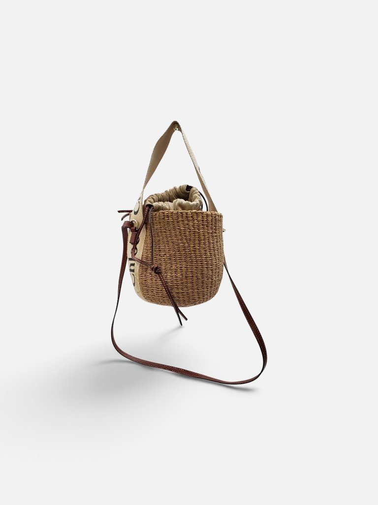 Chlo X Mifuko Woody Small Woven Basket Bag